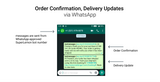 Automated WhatsApp Orders CRM - Order confirmation, Order shipment via WhatsApp