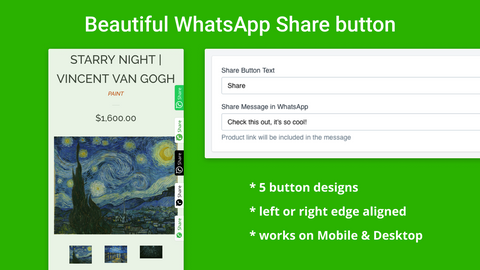 WhatsApp Share Button for Shopify