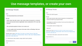 Manual WhatsApp CRM - Templated messages via WhatsApp