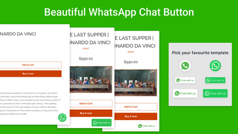 WhatsApp Chat Button for Shopify